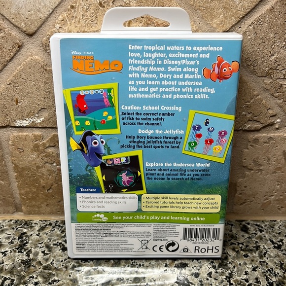 LeapFrog Leapster Games Dora Camping Adventure, Backyardigans and Finding Nemo - Picture 7 of 7